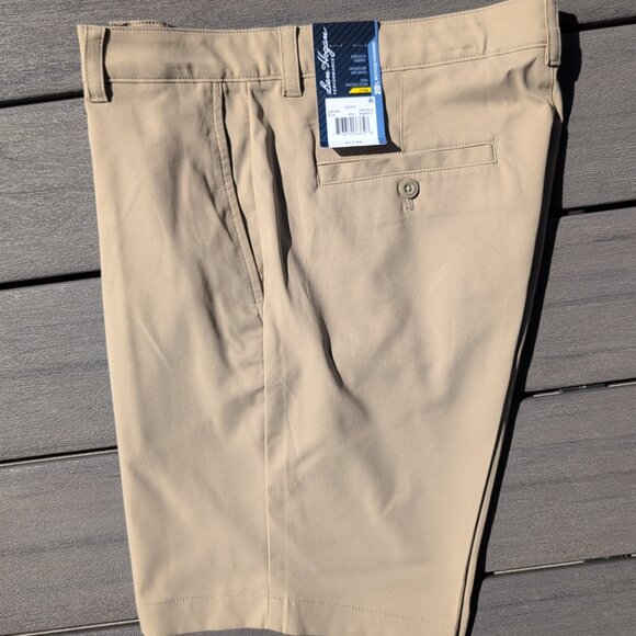 Hogan Other - Ben Hogan Men's Stretch 9" Golf Shorts Khaki Relaxed  Active Waistband, Size 32